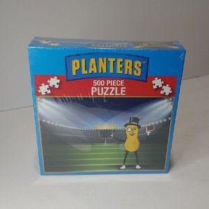 Planters Mr. Peanut FOOTBALL Puzzle 500 Piece Jigsaw 19" x 13" NEW SEALED